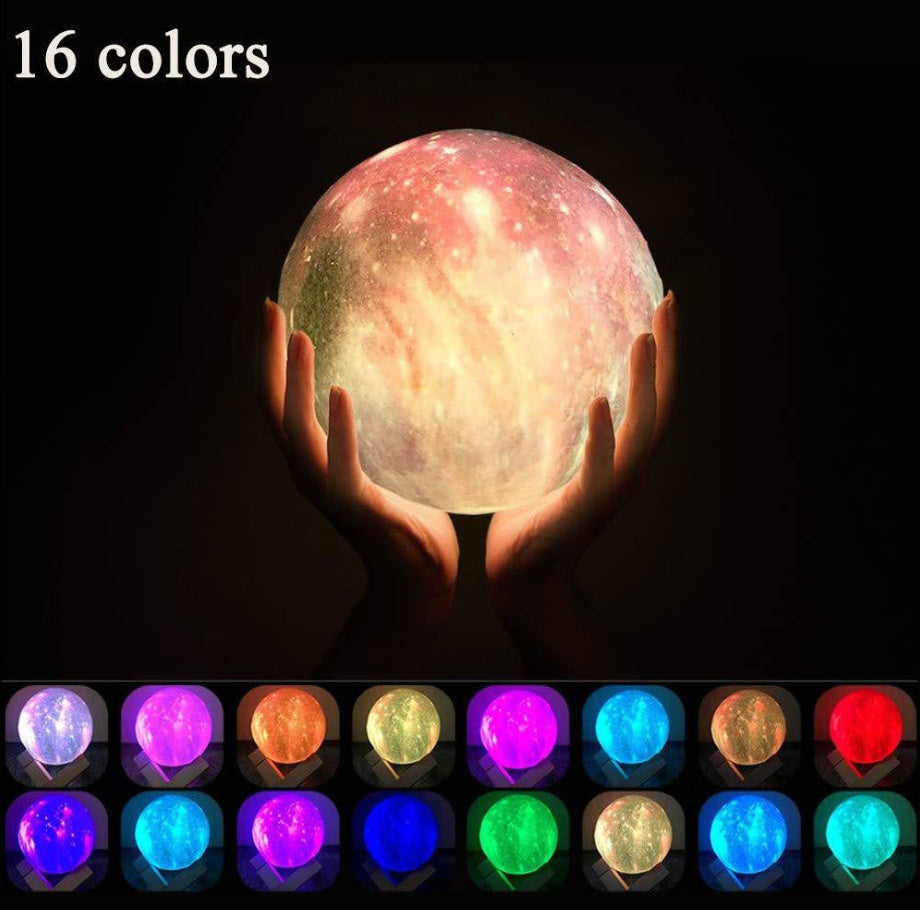 3D Printing Lunar Light Painting Night Light
