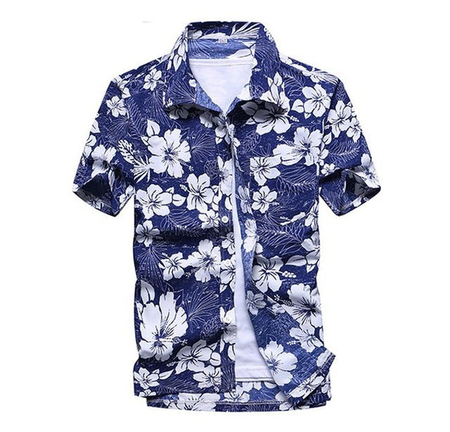 Shirts Short-sleeved Fashion Chemise Homme Blouse