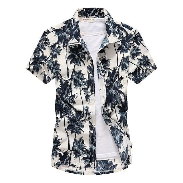 Shirts Short-sleeved Fashion Chemise Homme Blouse